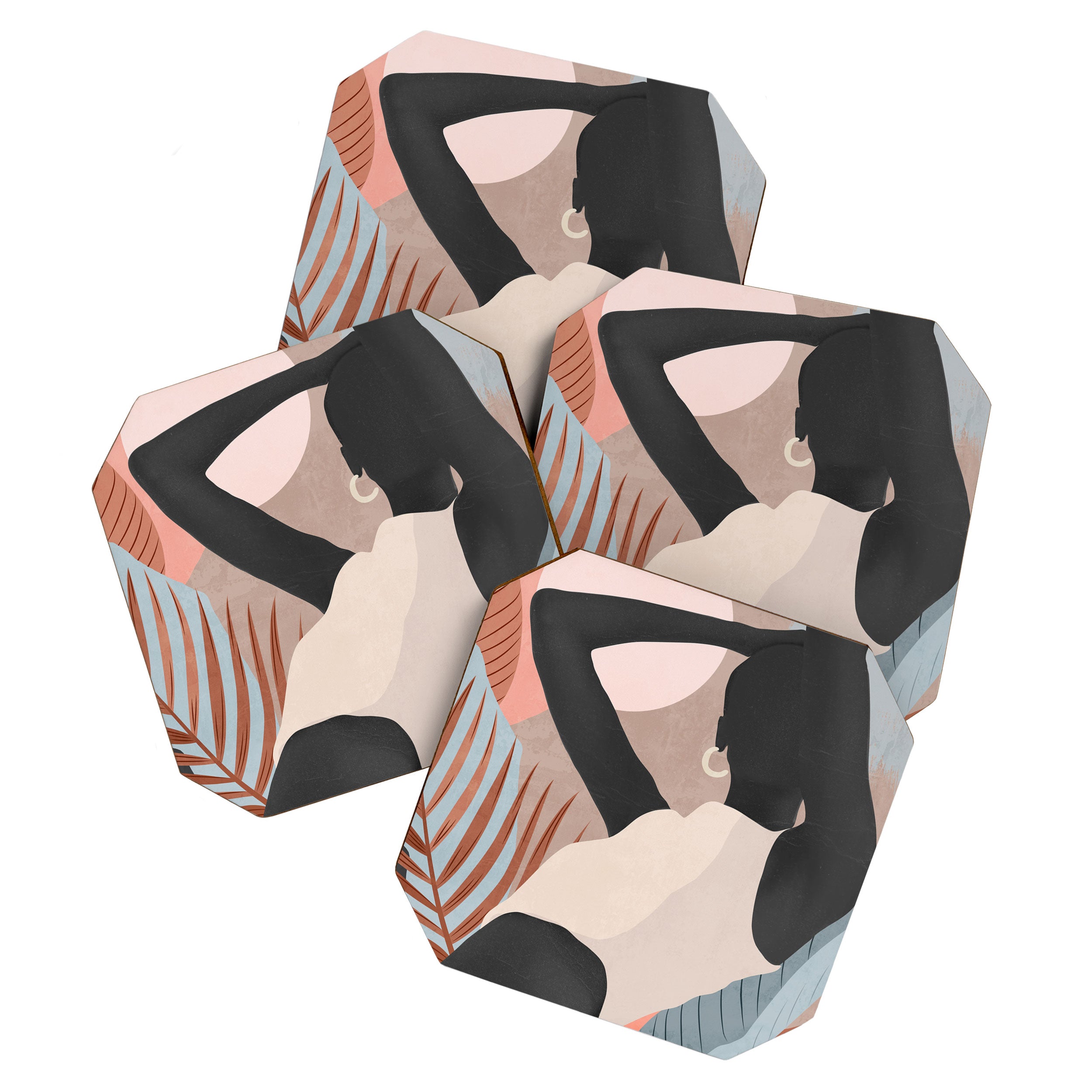 Tropical Girl 23 Coaster Gallery Image 1