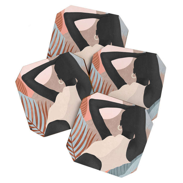 Tropical Girl 23 Coaster Gallery Image 1