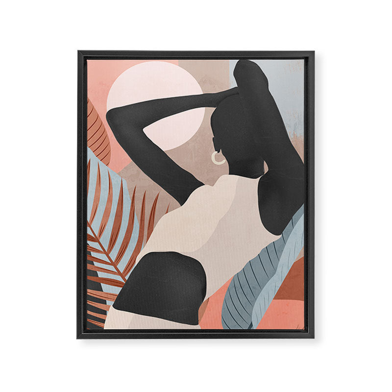 Tropical Girl 23 Framed Canvas Print Gallery Image 6