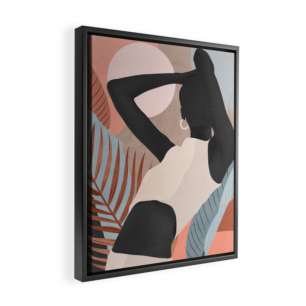 Tropical Girl 23 Framed Canvas Print Gallery Image 2