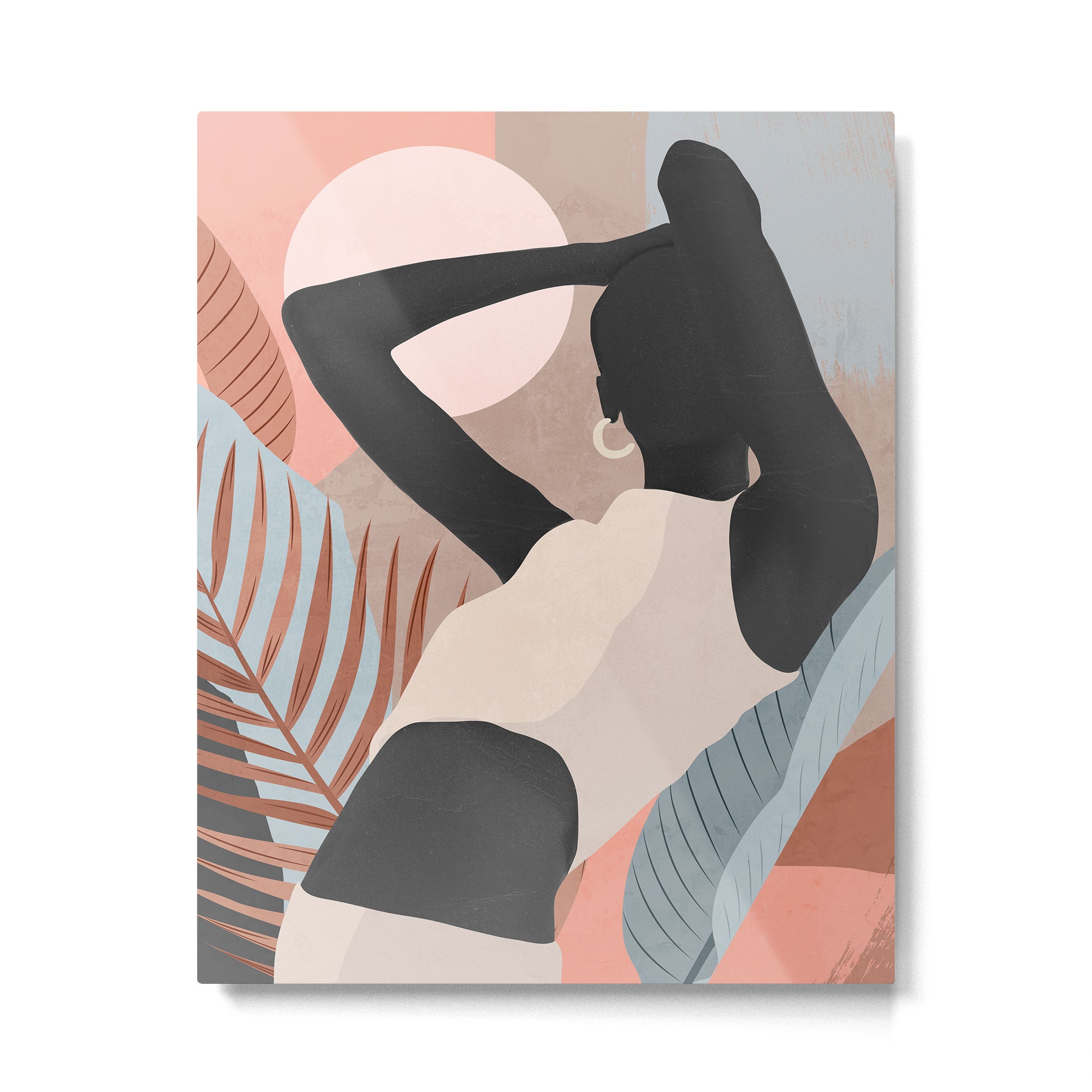 Tropical Girl 23 Metal Print Gallery Image 4