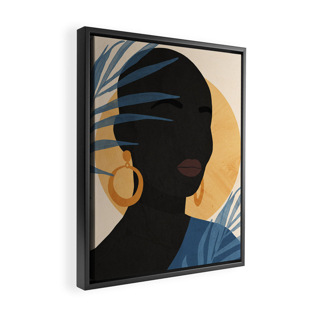 Tropical Girl 25 Framed Canvas Print Gallery Image 2