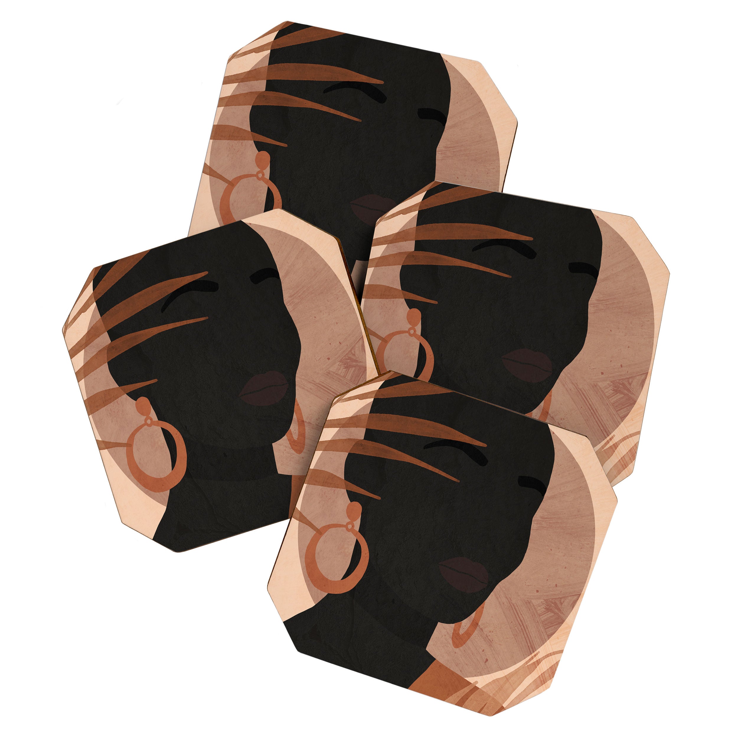 Tropical Girl 27 Coaster Gallery Image 1