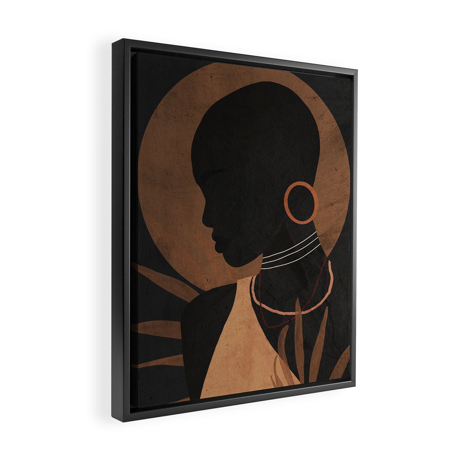 Tropical Girl 29 Framed Canvas Print Gallery Image 2
