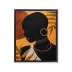 Tropical Girl 35 Framed Canvas Print Gallery Image 6