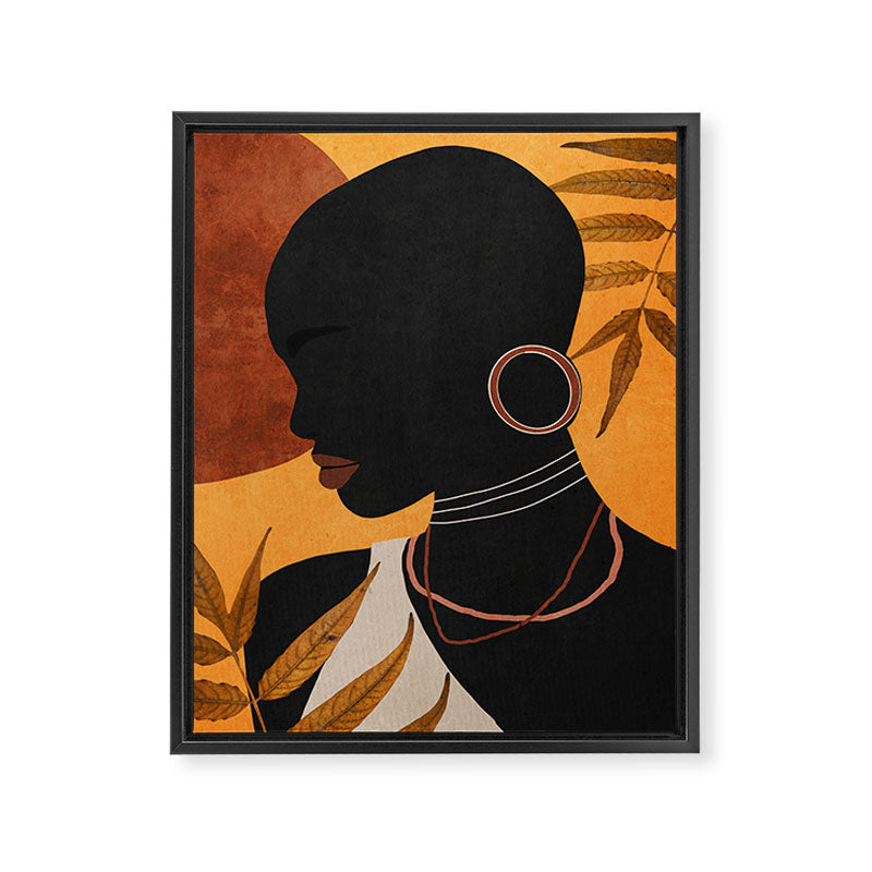 Tropical Girl 35 Framed Canvas Print Gallery Image 6