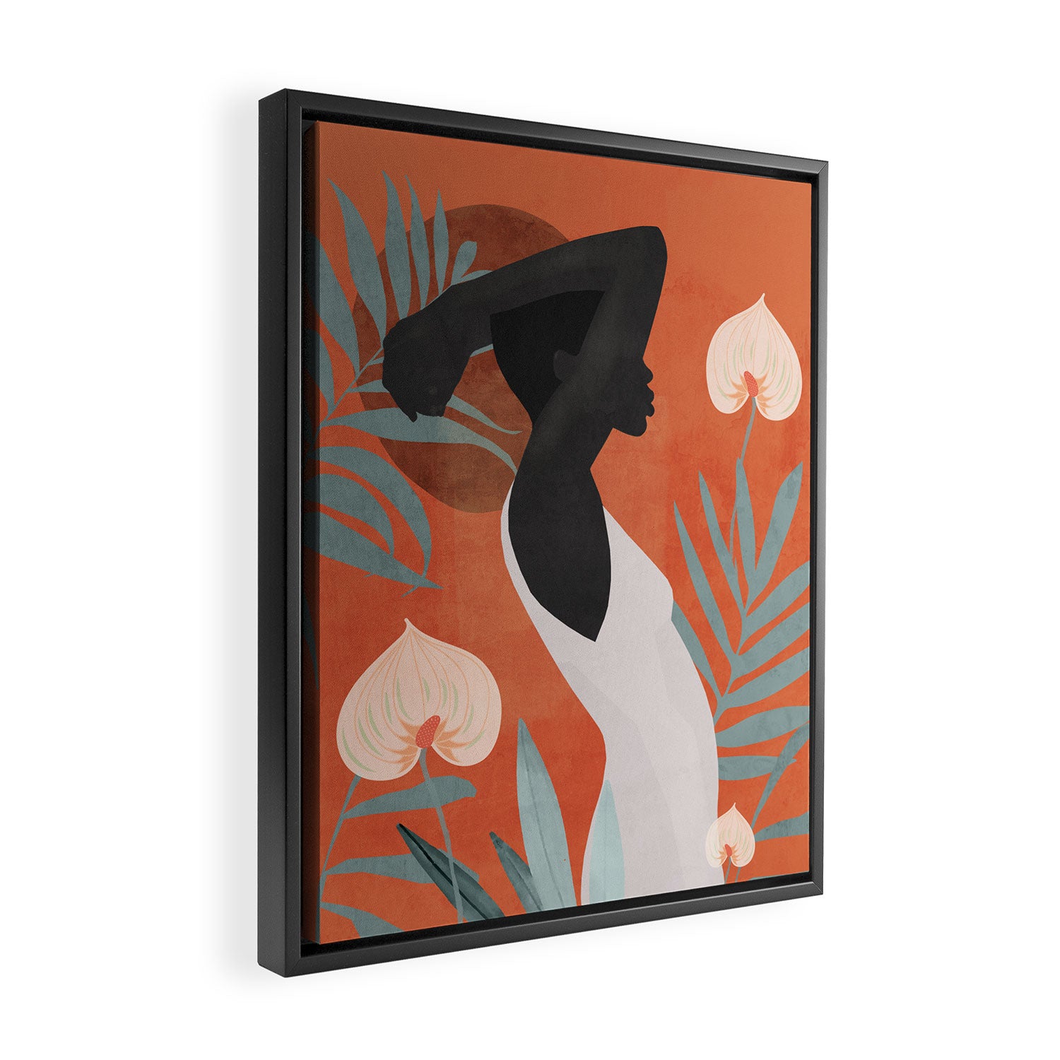 Tropical Girl 41 Framed Canvas Print Gallery Image 2