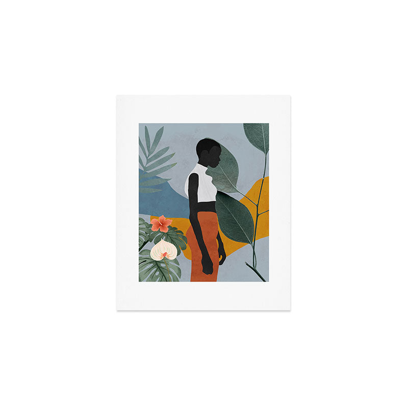 Tropical Girl 5 Art Print Gallery Image 1
