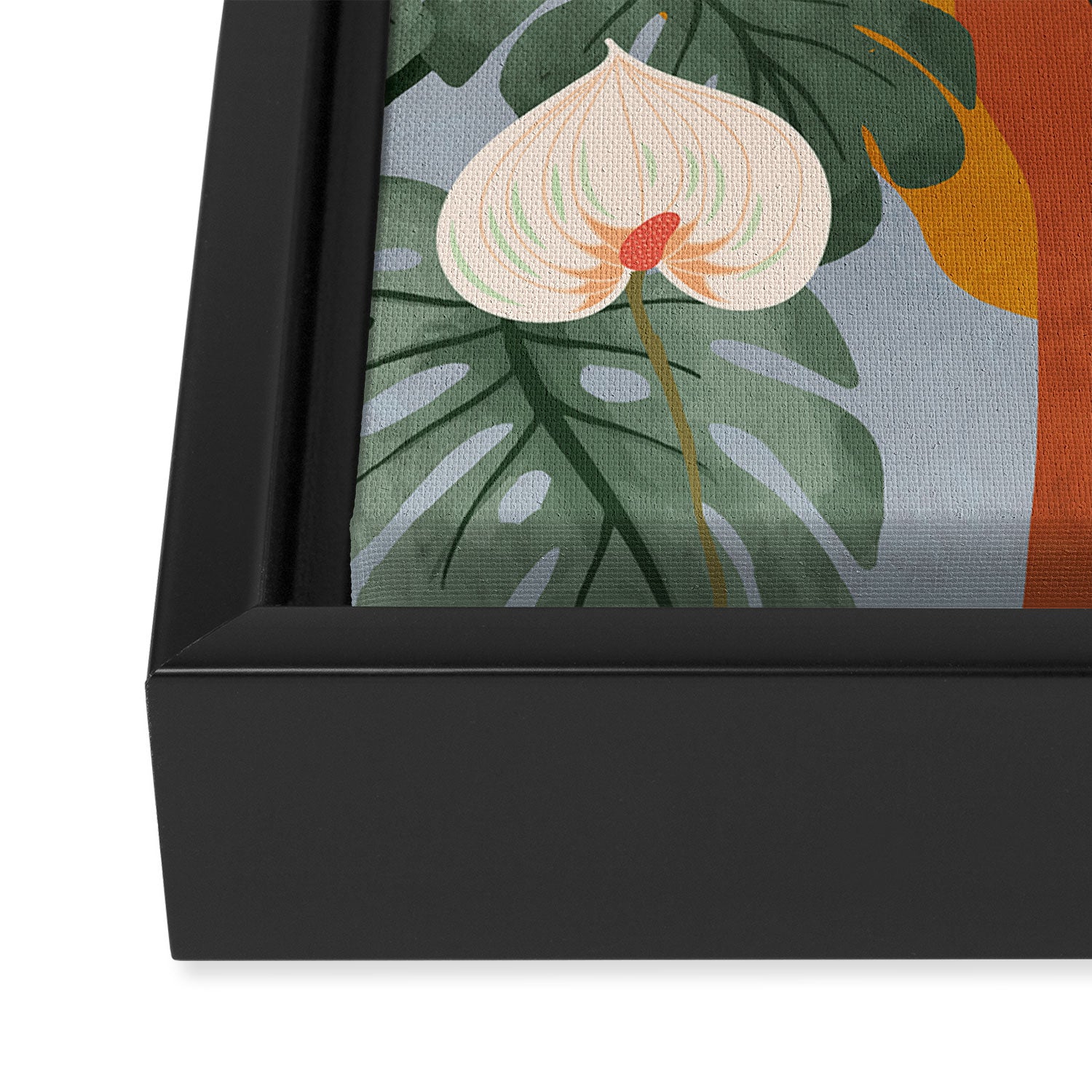 Tropical Girl 5 Framed Canvas Print Gallery Image 3