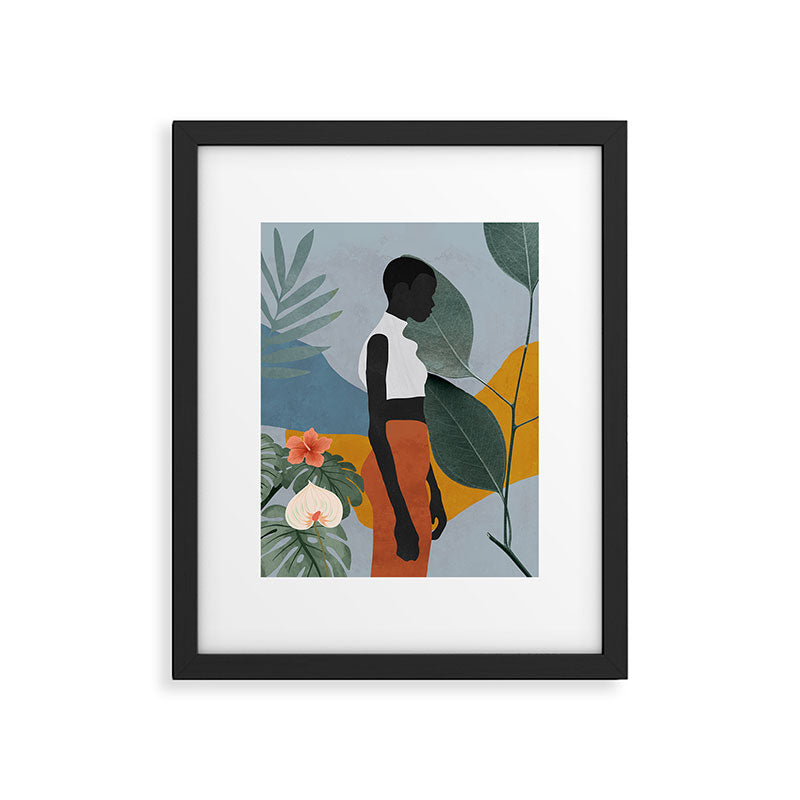 Tropical Girl 5 Framed Art Print Gallery Image 5