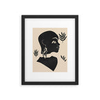 Tropical Girl /Abstract Minimal Framed Art Print Gallery Image 4