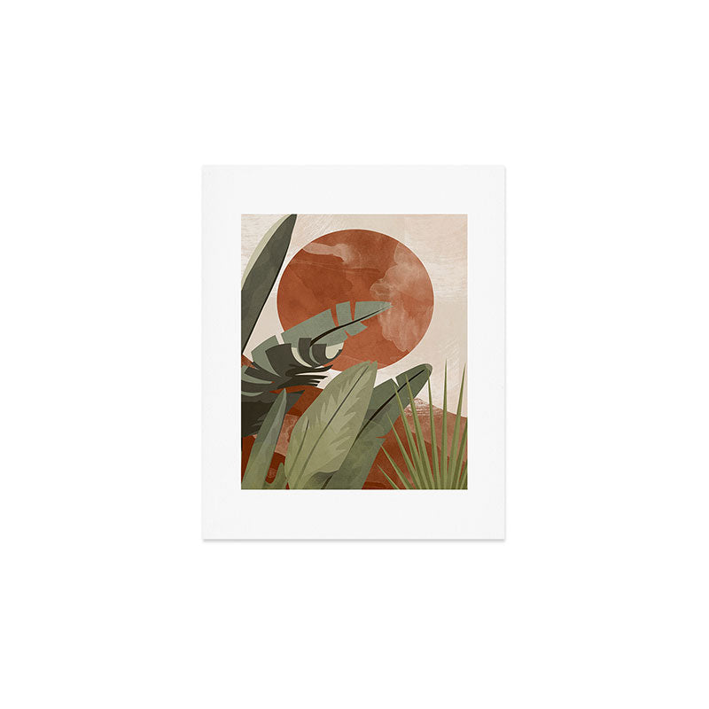 Tropical Leaf- Abstract Art 10 Art Print Gallery Image 1