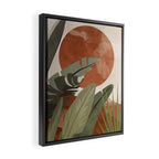 Tropical Leaf- Abstract Art 10 Framed Canvas Print Gallery Image 2
