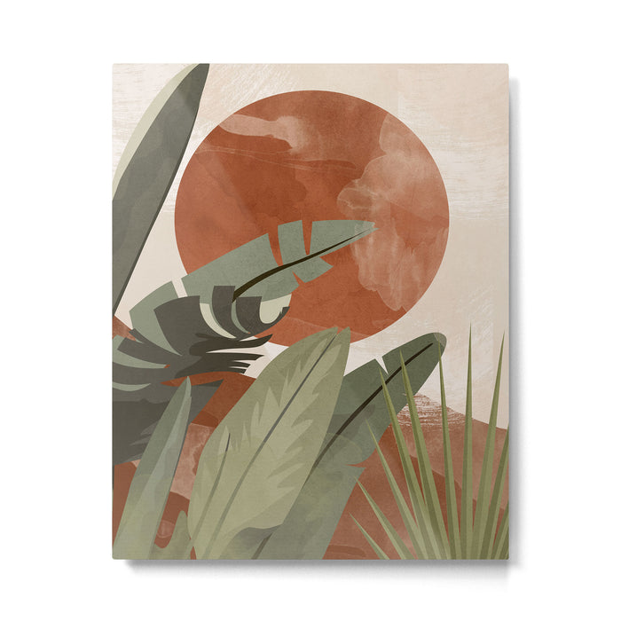 Tropical Leaf- Abstract Art 10 Metal Print Gallery Image 1
