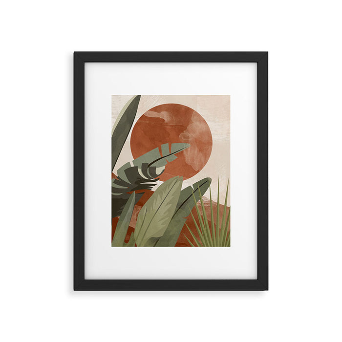 Tropical Leaf- Abstract Art 10 Framed Art Print Gallery Image 1