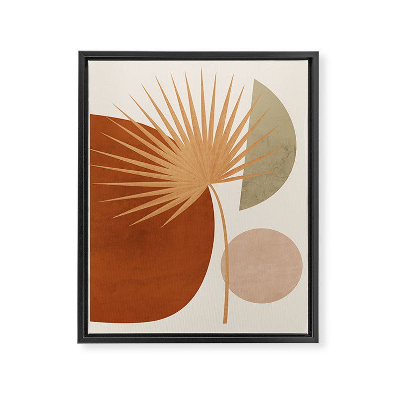 Tropical Leaf- Abstract Art 14 Framed Canvas Print Gallery Image 6