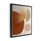 Tropical Leaf- Abstract Art 14 Framed Canvas Print Gallery Image 2