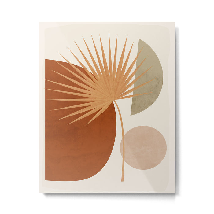 Tropical Leaf- Abstract Art 14 Metal Print Gallery Image 1