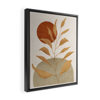 Tropical Leaf- Abstract Art 15 Framed Canvas Print Gallery Image 2