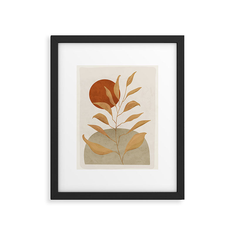 Tropical Leaf- Abstract Art 15 Framed Art Print Gallery Image 5