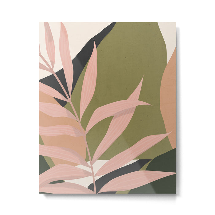 Tropical Leaf- Abstract Art 2 Metal Print Gallery Image 1
