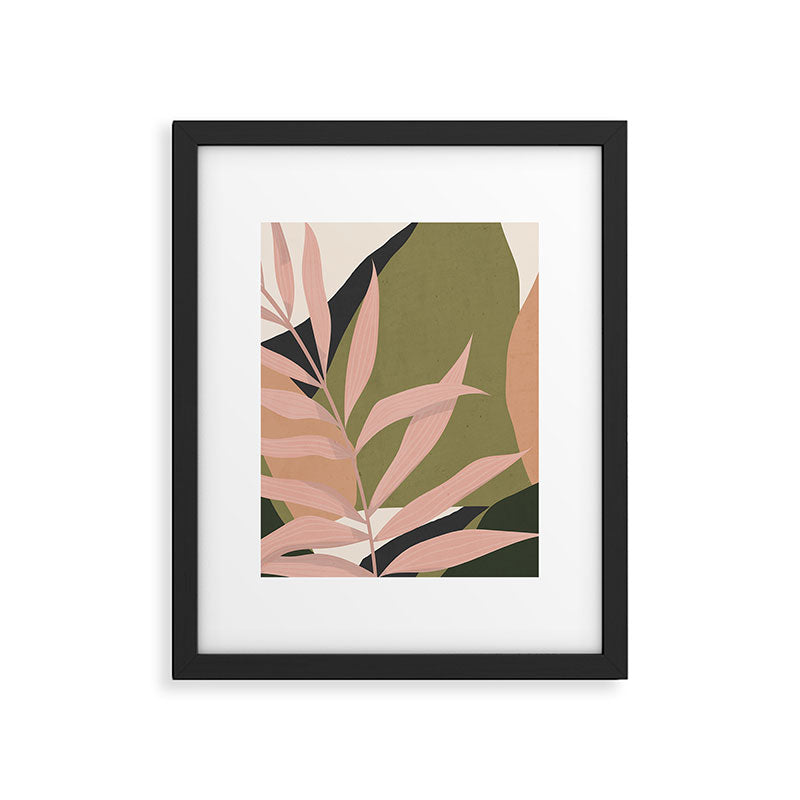 Tropical Leaf- Abstract Art 2 Framed Art Print Gallery Image 5