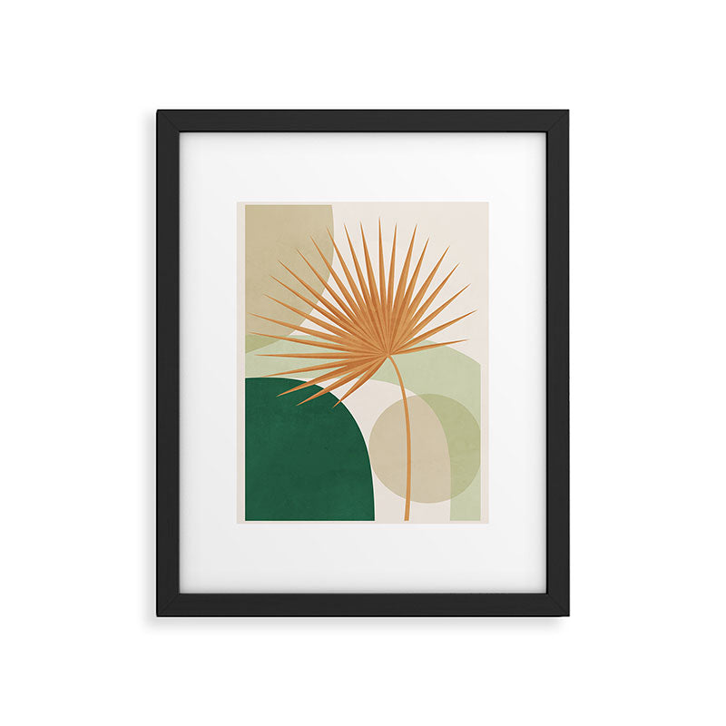 Tropical Leaf- Abstract Art 22/2 Framed Art Print Gallery Image 5