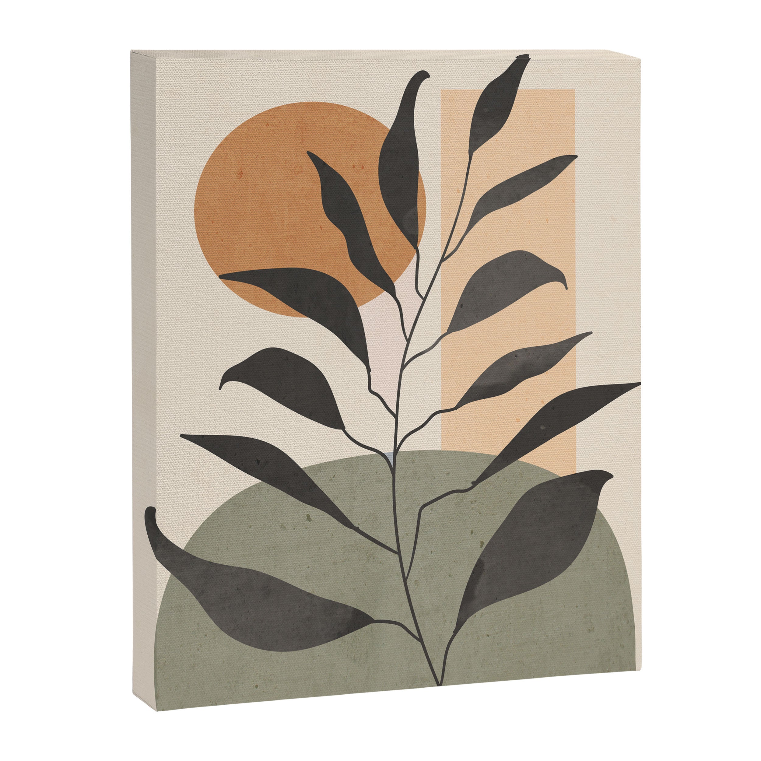 Tropical Leaf- Abstract Art 23 Canvas Print Gallery Image 6