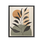 Tropical Leaf- Abstract Art 23 Framed Canvas Print Gallery Image 6