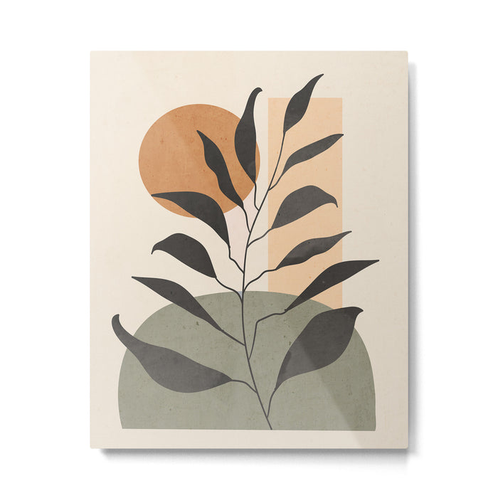 Tropical Leaf- Abstract Art 23 Metal Print Gallery Image 1