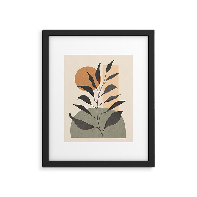 Tropical Leaf- Abstract Art 23 Framed Art Print Gallery Image 5