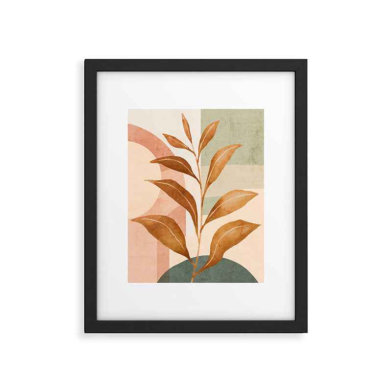 Tropical Leaf- Abstract Art 25 Framed Art Print Gallery Image 5