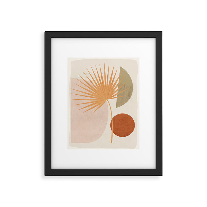 Tropical Leaf- Abstract Art 49a Framed Art Print Gallery Image 1