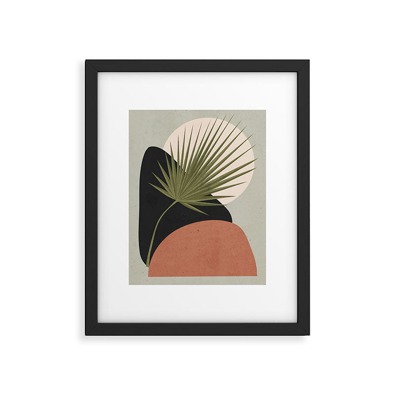Tropical Leaf- Abstract Art 5 Framed Art Print Gallery Image 5