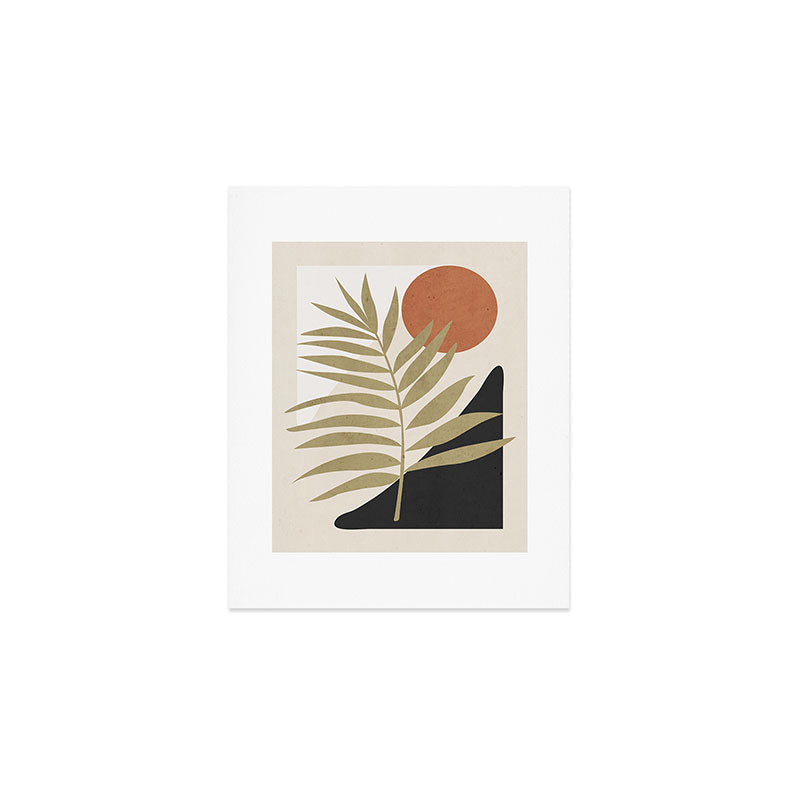 Tropical Leaf- Abstract Art 9 Art Print Gallery Image 1