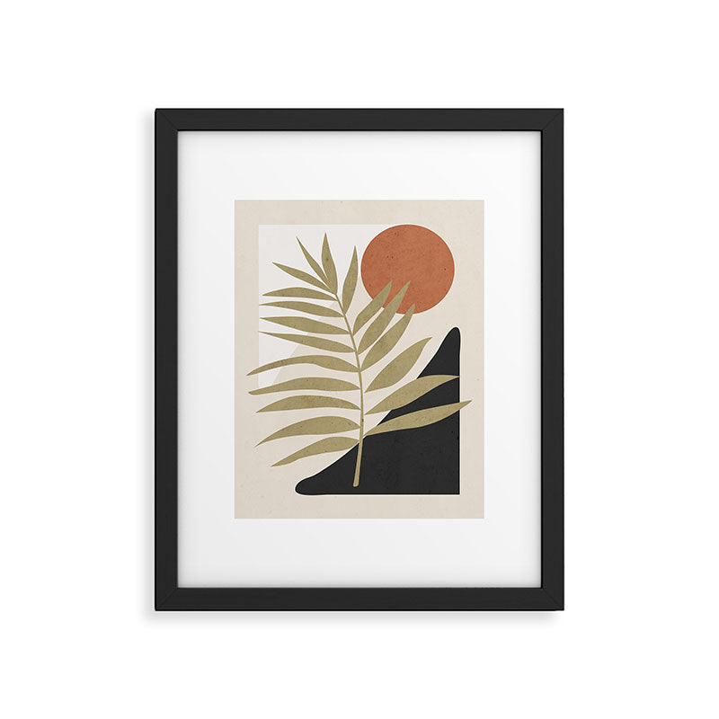 Tropical Leaf- Abstract Art 9 Framed Art Print Gallery Image 5