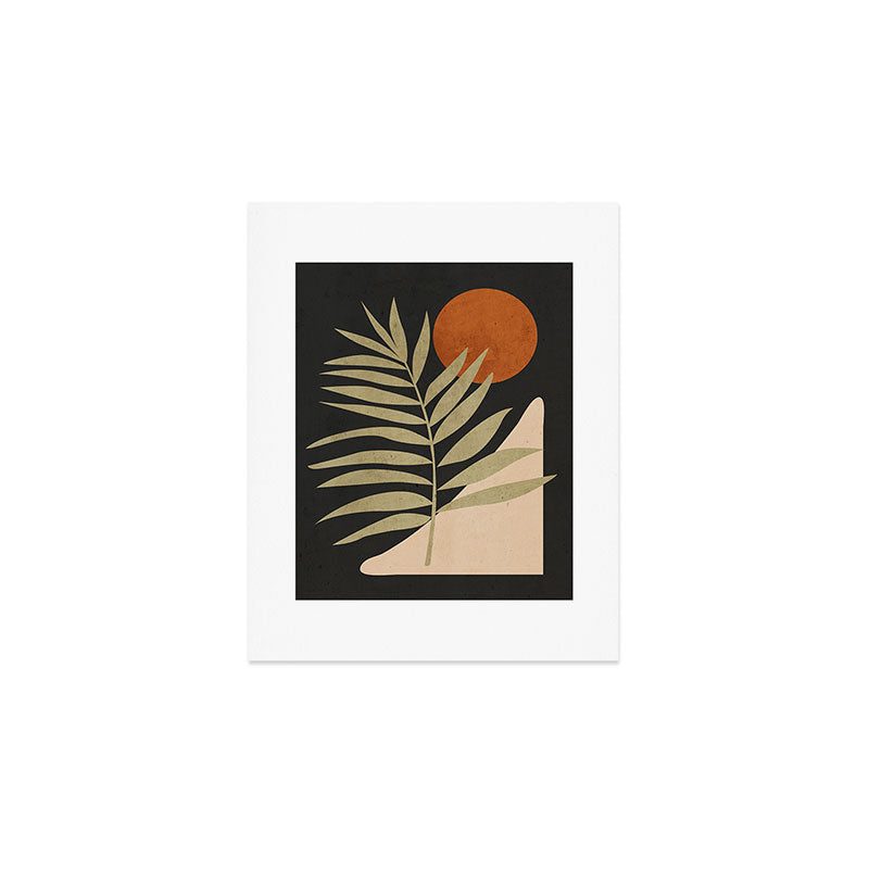 Tropical Leaf- Abstract Art 9/1 Art Print Gallery Image 1