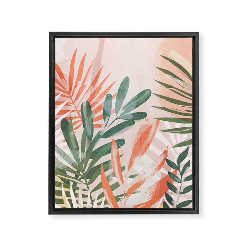 Tropical Leaves 4 Framed Canvas Print Gallery Image 6