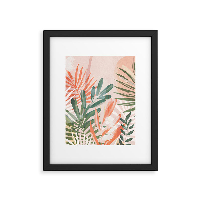 Tropical Leaves 4 Framed Art Print Gallery Image 5