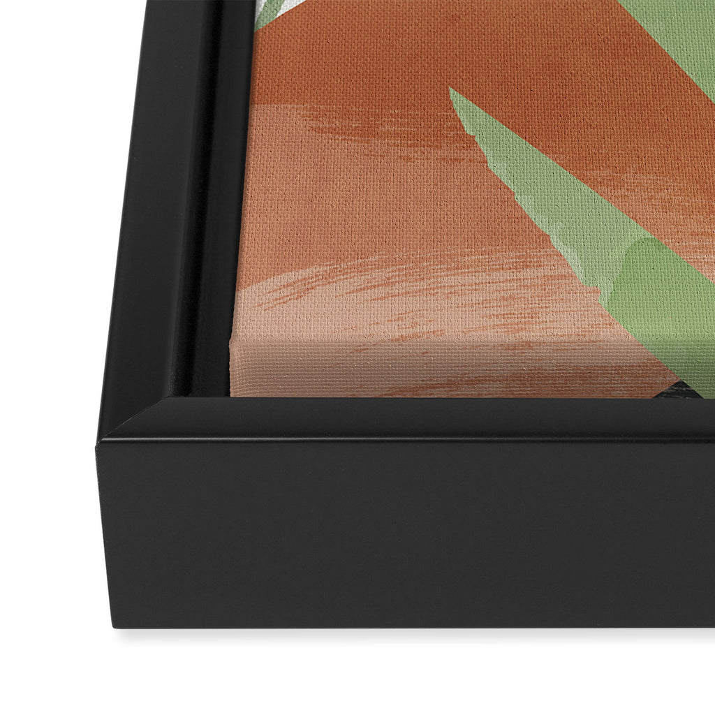 Tropical Leaves 7 Framed Canvas Print Gallery Image 3