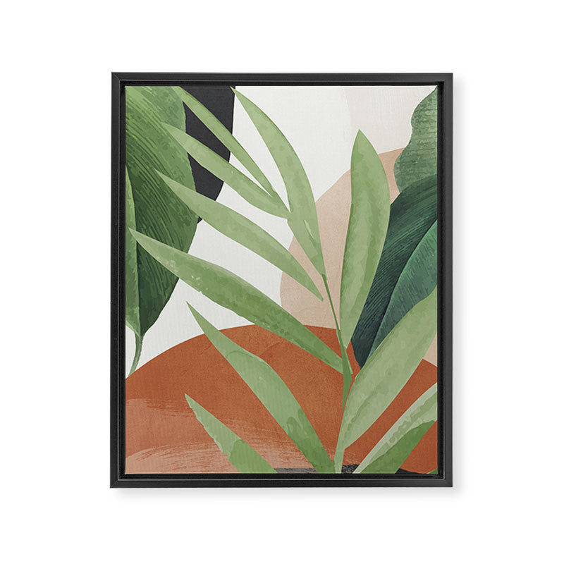 Tropical Leaves 7 Framed Canvas Print Gallery Image 6