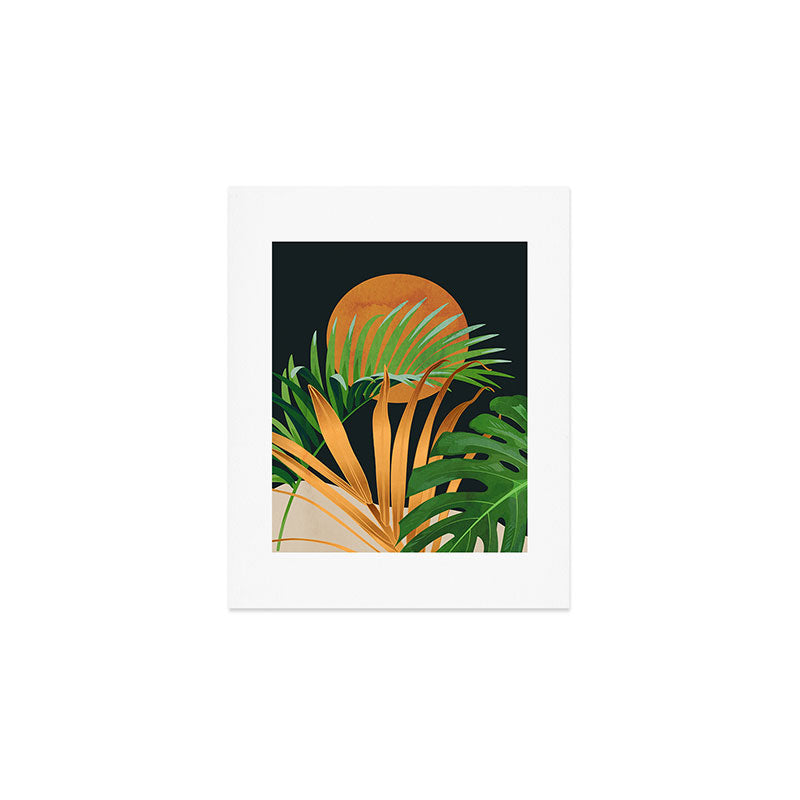 Tropical Night Garden 2 Art Print Gallery Image 1