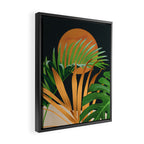 Tropical Night Garden 2 Framed Canvas Print Gallery Image 2