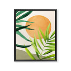 tropical sun Framed Canvas Print Gallery Image 6