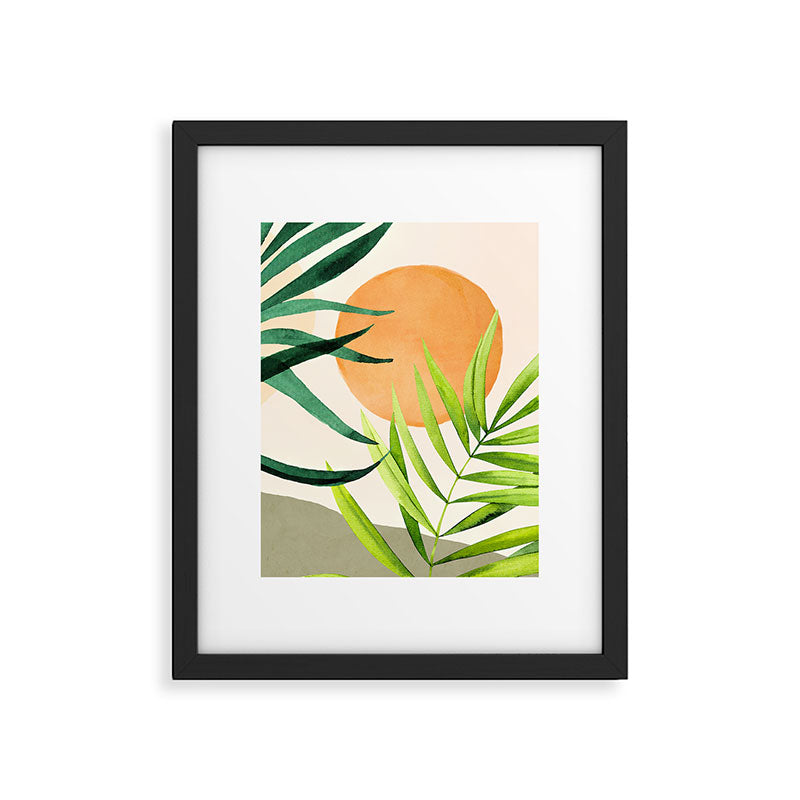 tropical sun Framed Art Print Gallery Image 5