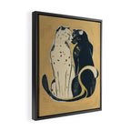 Two Cheetahs 2 Framed Canvas Print Gallery Image 2