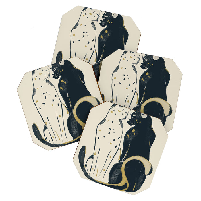 Two Cheetahs 3 Coaster Gallery Image 1