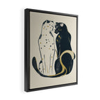 Two Cheetahs 3 Framed Canvas Print Gallery Image 2