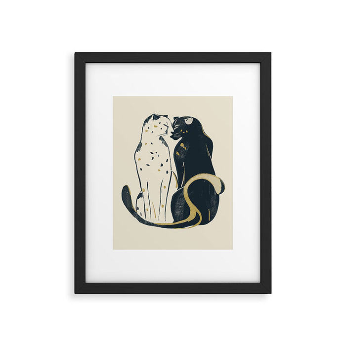 Two Cheetahs 3 Framed Art Print Gallery Image 1
