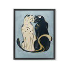 Two Cheetahs 4 Framed Canvas Print Gallery Image 6